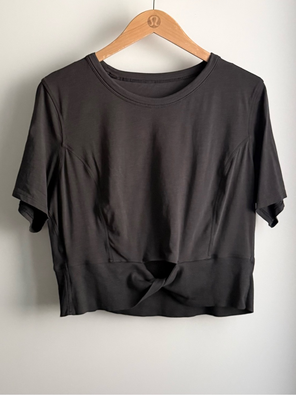 lululemon cropped cotton ribbed band t-shirt